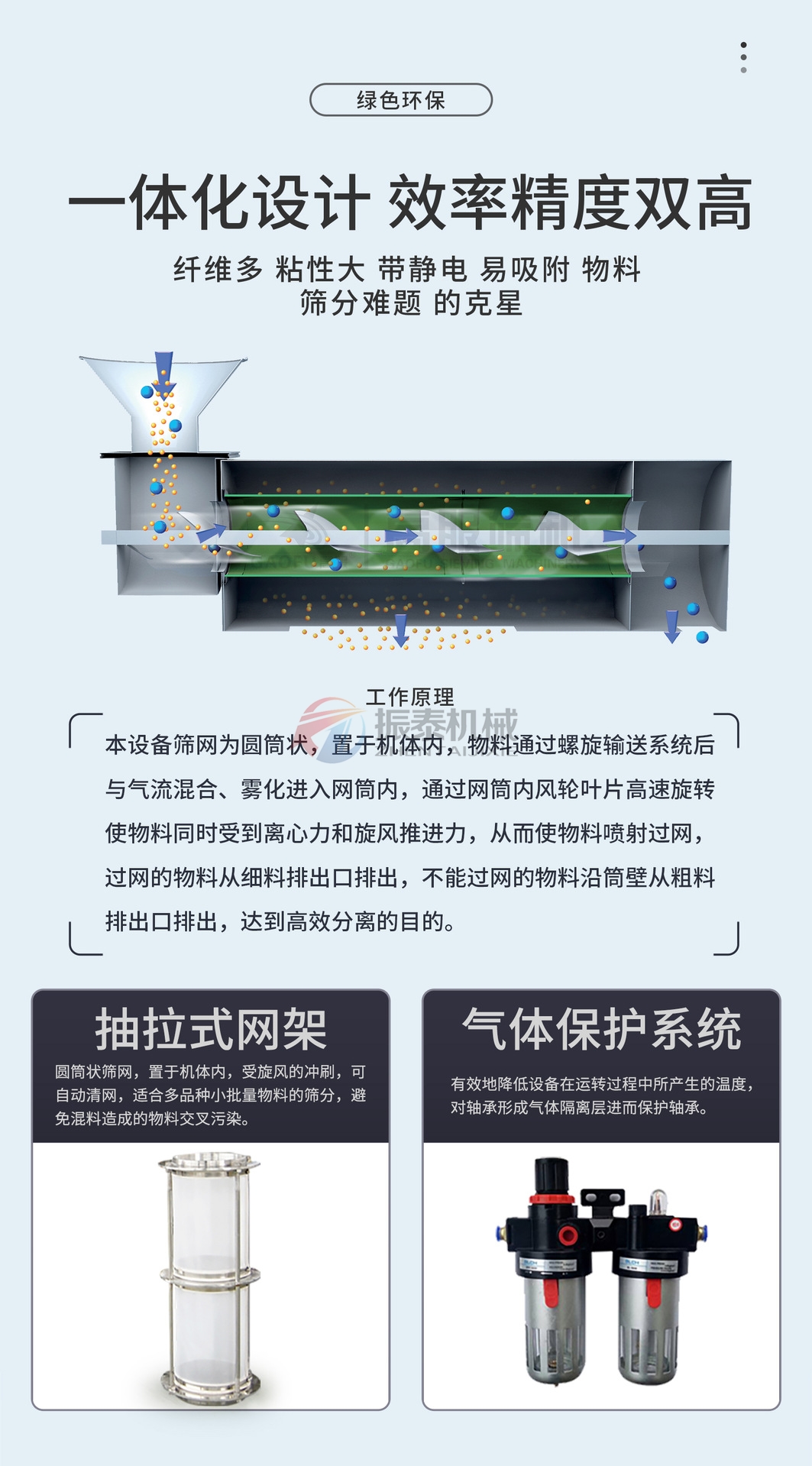 煅燒焦氣流篩優(yōu)勢特點(diǎn)